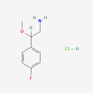 2-(4-Fluorophenyl)-2-methoxyethan-1-amine hydrochloride
