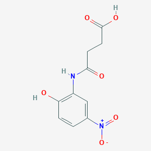 4-(2-Hydroxy-5-nitroanilino)-4-oxobutanoic acid