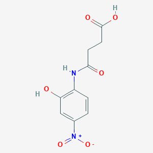 4-(2-Hydroxy-4-nitroanilino)-4-oxobutanoic acid