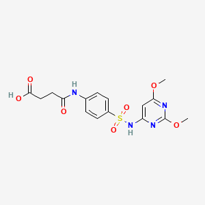 N-[4-(2,6-Dimethoxy-pyrimidin-4-ylsulfamoyl)-phenyl]-succinamic acid