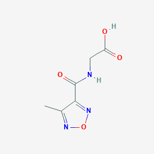 [(4-Methyl-furazan-3-carbonyl)-amino]-acetic acid