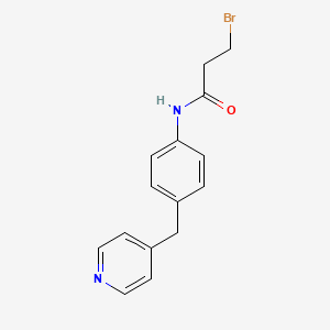 3-Bromo-N-(4-pyridin-4-ylmethyl-phenyl)-propionamide