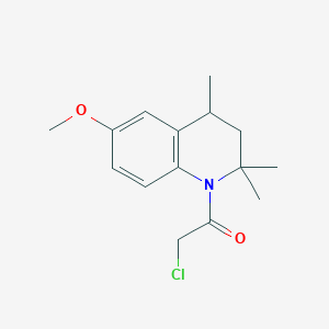 2-Chloro-1-(6-methoxy-2,2,4-trimethyl-3,4-dihydro-2H-quinolin-1-yl)-ethanone
