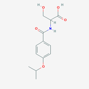 3-Hydroxy-2-(4-isopropoxy-benzoylamino)-propionic acid