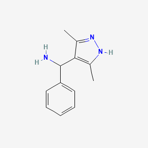 (3,5-dimethyl-1H-pyrazol-4-yl)-phenylmethanamine