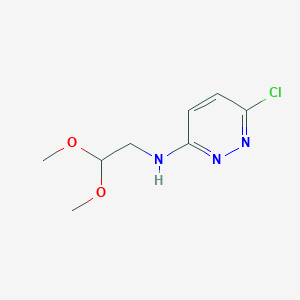 6-chloro-N-(2,2-dimethoxyethyl)pyridazin-3-amine
