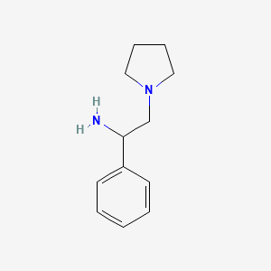molecular formula C12H18N2 B1364277 1-Phenyl-2-pyrrolidinylethylamine CAS No. 31788-83-7