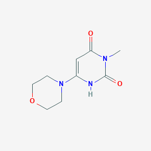 molecular formula C9H13N3O3 B1364279 3-methyl-6-morpholinopyrimidine-2,4(1H,3H)-dione 