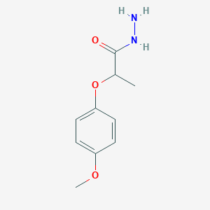 molecular formula C10H14N2O3 B1364288 2-(4-Methoxyphenoxy)propanohydrazide CAS No. 213412-32-9