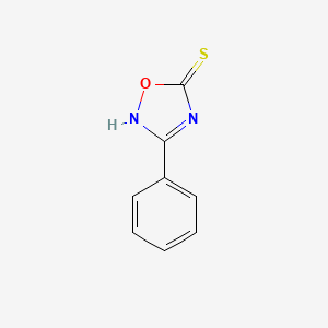 molecular formula C8H6N2OS B1364291 3-苯基-1,2,4-噁二唑-5-硫醇 CAS No. 23152-97-8