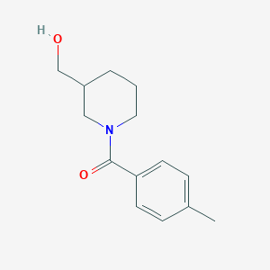 [1-(4-Methylbenzoyl)piperidin-3-yl]methanol