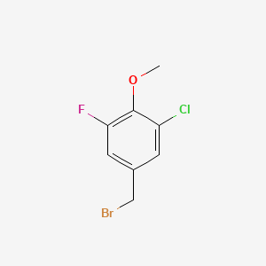 molecular formula C8H7BrClFO B1364299 3-Chloro-5-fluoro-4-methoxybenzyl bromide CAS No. 886497-36-5