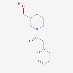 molecular formula C14H19NO2 B1364301 1-[3-(Hydroxymethyl)piperidin-1-yl]-2-phenylethanone 