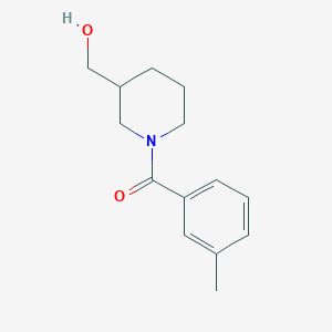 [1-(3-Methylbenzoyl)piperidin-3-yl]methanol
