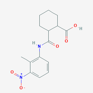 2-[N-(2-methyl-3-nitrophenyl)carbamoyl]cyclohexanecarboxylic acid