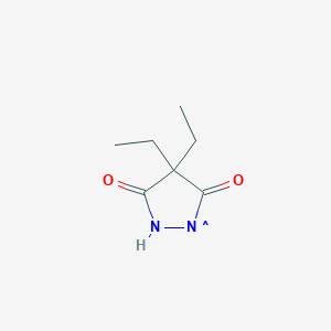 molecular formula C7H11N2O2 B136435 4,4-Diethyl-1,2$l^{2} CAS No. 140902-37-0