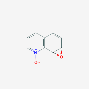 molecular formula C9H7NO2 B136437 (+-)-cis-7,8-Epoxy-7,8-dihydroquinoline N-oxide CAS No. 142044-39-1
