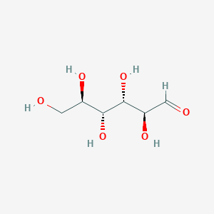 molecular formula C₆H₁₂O₆ B013644 (2S,3S,4R,5R)-2,3,4,5,6-pentahydroxyhexanal CAS No. 3458-28-4