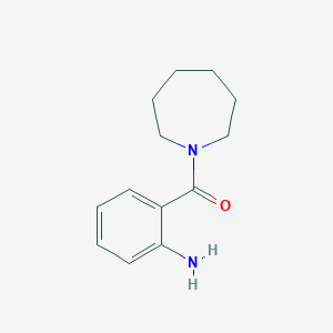 molecular formula C13H18N2O B136440 2-(1-Azepanylcarbonyl)aniline CAS No. 159180-54-8