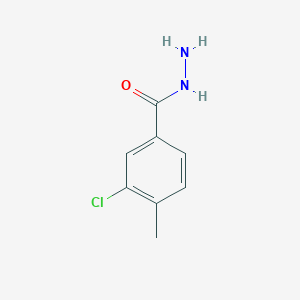 molecular formula C8H9ClN2O B1364400 3-Chloro-4-methylbenzhydrazide CAS No. 72198-84-6