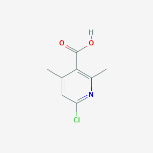 molecular formula C8H8ClNO2 B1364401 6-Chloro-2,4-dimethylnicotinic acid CAS No. 630082-81-4