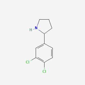 molecular formula C10H11Cl2N B1364402 2-(3,4-Dichlorophenyl)pyrrolidine CAS No. 298690-82-1