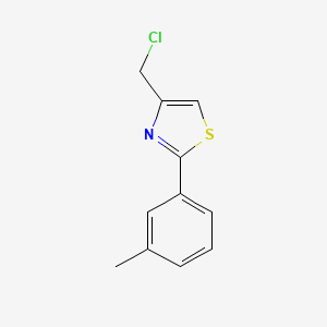 4-(Chloromethyl)-2-(3-methylphenyl)-1,3-thiazole