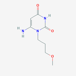 molecular formula C8H13N3O3 B136442 1-(3-Methoxypropyl)-6-aminouracil CAS No. 158893-39-1