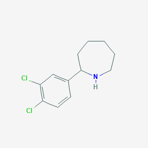 molecular formula C12H15Cl2N B1364428 2-(3,4-Dichlorophenyl)azepane 