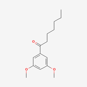 B1364441 1-(3,5-Dimethoxyphenyl)heptan-1-one CAS No. 39192-51-3