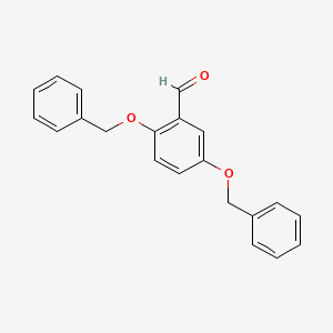 molecular formula C21H18O3 B1364445 2,5-Bis(benzyloxy)benzaldehyde CAS No. 6109-54-2