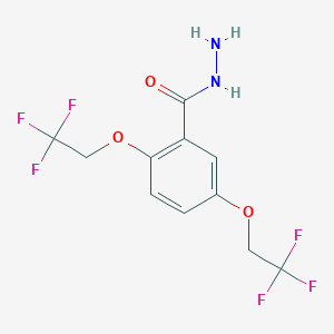 2,5-Bis(2,2,2-trifluoroethoxy)benzoic acid hydrazide