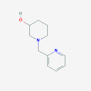 molecular formula C11H16N2O B1364462 1-(Pyridin-2-ylmethyl)piperidin-3-ol CAS No. 200113-14-0