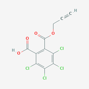 2,3,4,5-Tetrachloro-6-prop-2-ynoxycarbonylbenzoic acid