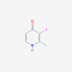 molecular formula C6H6INO B13644639 3-Iodo-2-methylpyridin-4-ol 