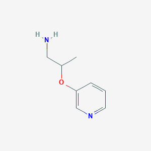 2-(Pyridin-3-yloxy)propylamine