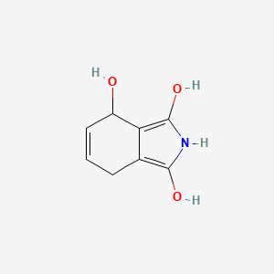 molecular formula C8H9NO3 B13644976 4-hydroxy-2,3,3a,4,7,7a-hexahydro-1H-isoindole-1,3-dione 