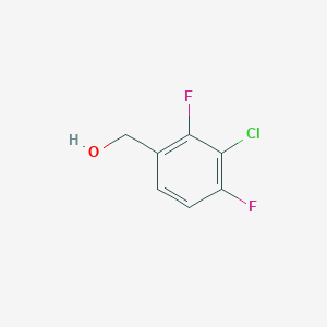 molecular formula C7H5ClF2O B1364498 3-Chloro-2,4-difluorobenzyl alcohol CAS No. 886501-09-3