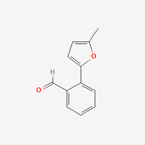 molecular formula C12H10O2 B1364503 2-(5-Methyl-2-Furyl)benzaldehyde CAS No. 400746-82-9