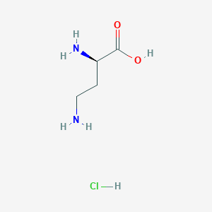 molecular formula C4H11ClN2O2 B13645088 (R)-2,4-Diaminobutanoic acid hydrochloride 
