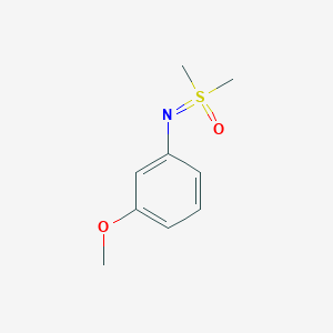 molecular formula C9H13NO2S B13645108 [(3-Methoxyphenyl)imino]dimethyl-lambda6-sulfanone 