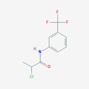 molecular formula C10H9ClF3NO B1364519 2-chloro-N-[3-(trifluoromethyl)phenyl]propanamide CAS No. 36040-85-4