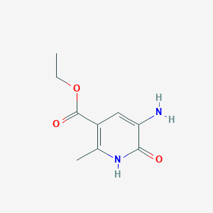 molecular formula C9H12N2O3 B136452 Ethyl 5-amino-2-methyl-6-oxo-1H-pyridine-3-carboxylate CAS No. 143708-31-0