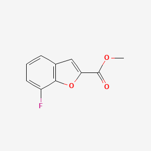 molecular formula C10H7FO3 B13645250 Methyl 7-fluorobenzofuran-2-carboxylate 