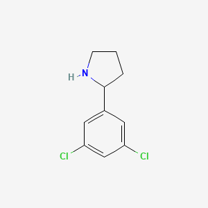 molecular formula C10H11Cl2N B1364546 2-(3,5-Dichlorophenyl)pyrrolidine CAS No. 887344-13-0