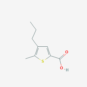 molecular formula C9H12O2S B1364553 5-Methyl-4-propylthiophene-2-carboxylic acid CAS No. 790263-47-7