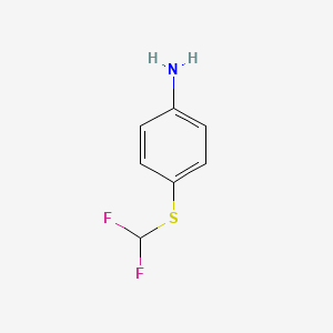molecular formula C7H7F2NS B1364554 4-(Difluoromethylthio)aniline CAS No. 24933-60-6