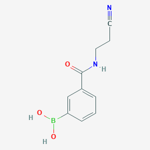 molecular formula C10H11BN2O3 B1364556 3-(2-Cyanoethylaminocarbonyl)phenylboronic acid CAS No. 762262-11-3