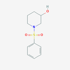 molecular formula C11H15NO3S B1364565 1-(Benzenesulfonyl)piperidin-3-ol 