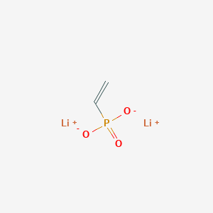 molecular formula C2H3Li2O3P B13645734 Lithium vinylphosphonate 